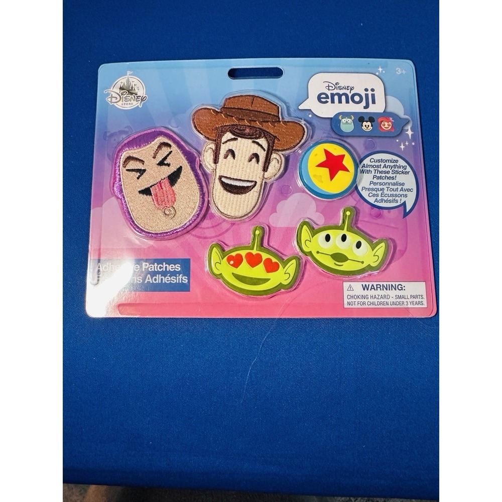RARE!! Toy Story Emoji Sticker Patch Set Adhesive Patches Brand New!